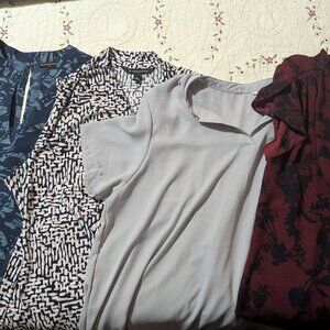 Lot of 4 Work Blouses